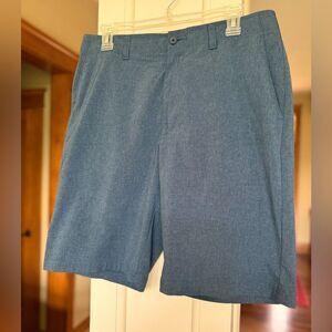 Nicklaus 32 Men's Blue Golf Shorts Collegiate Summer Comfortable Ball Pocket.